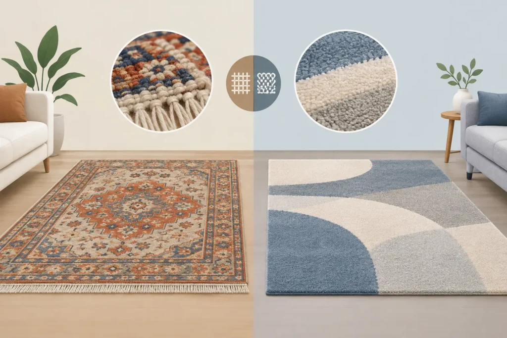 Hand Knotted Versus Tufted Rugs Compared