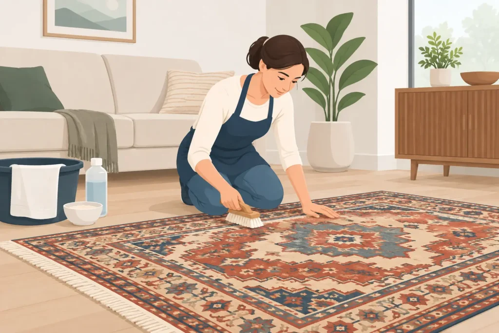 How to Clean Handmade Rugs Without Damage